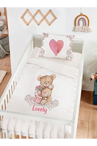 Homamia Isme Özel %100 Pamuk Bebek Nevresim Takımı