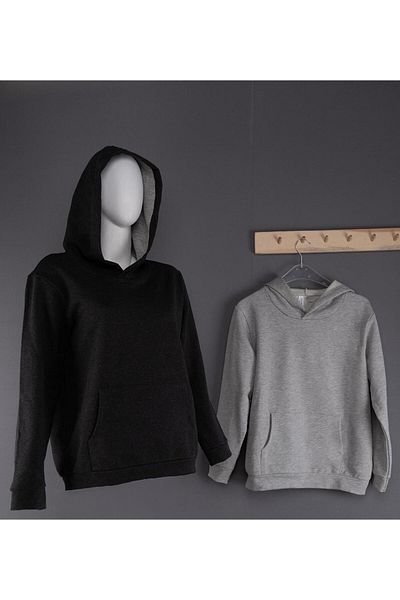 Baveno Baveno Unisex Casual φούτερ με κουκούλα