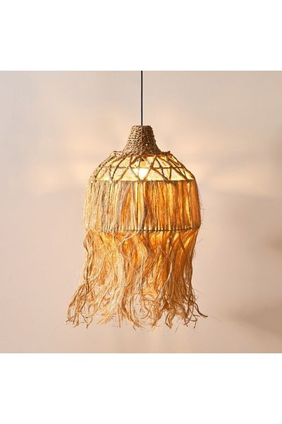 Home Box Belmonte Seagrass Lampshade 40x35 cm