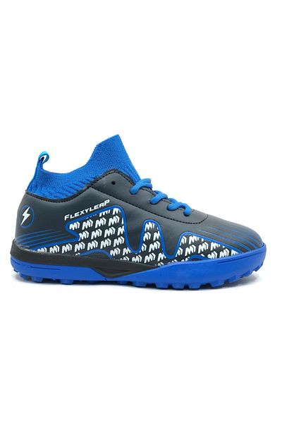 Kids Club Shoes Pantofi de câmp pentru copii albaștri - cu șosete Pele