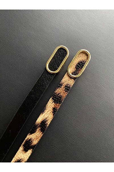 LİA KEMER 2'li Kadın Gold Tokalı Kemer Bel Kemeri Ceket Kemeri Elbise Kemeri ...