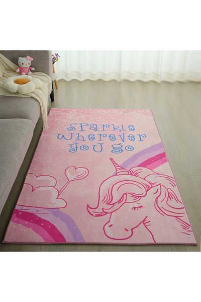Home Box Ivy Meadows Ben Sparkle Printed Flannel Rug 110x160 cm