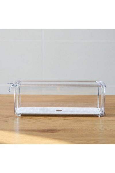 Home Box Sistematico Stackable Fridge Organiser with Drainage Tray 850 ml