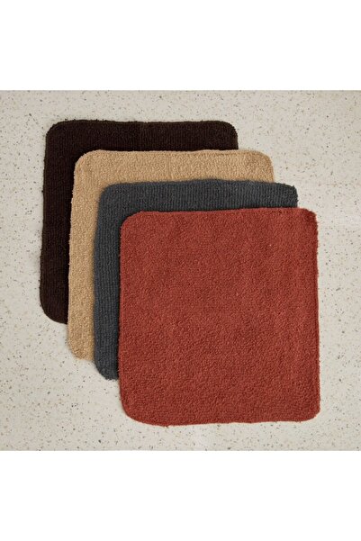 Home Box Atlanta 12-Piece Wash Cloth Set 28x28 cm