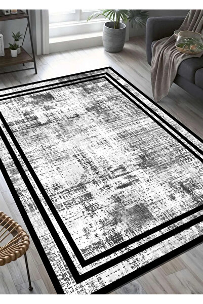 CAPPİO HALI Dijital Baskılı Makinada yıkanabilir Salon Halısı Mutfak Halısı Y...