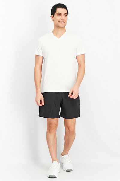 adidas Men Sportswear Fit Drawstring Trefoil Shorts, Black