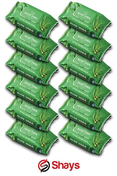 momendol Aloevera Islak Havlu 120'Li 12 Paket - 1440 Yaprak