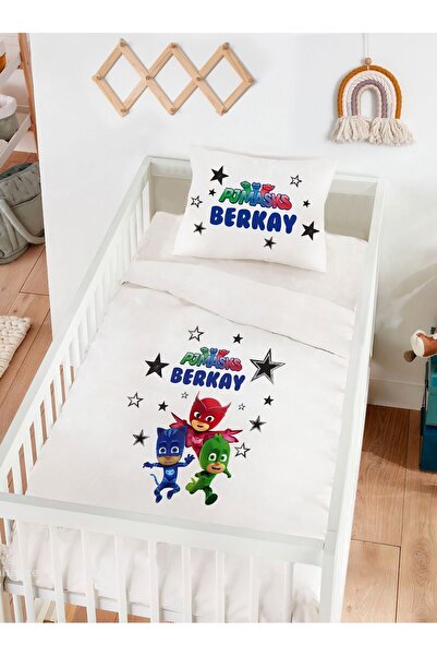 Homamia Isme Özel %100 Pamuk Bebek Nevresim Takımı Mickey Mouse