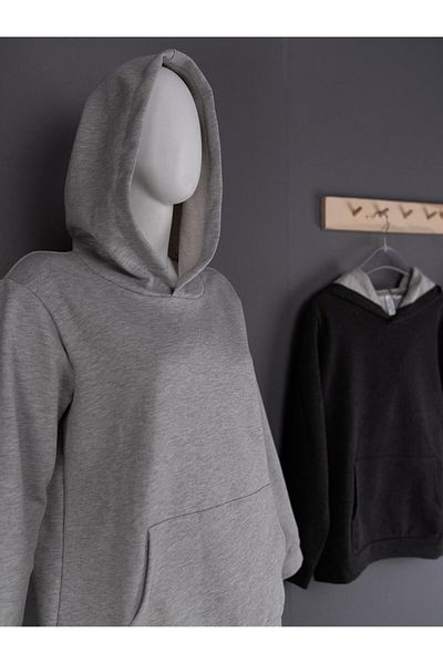 Baveno Baveno Unisex Casual φούτερ με κουκούλα