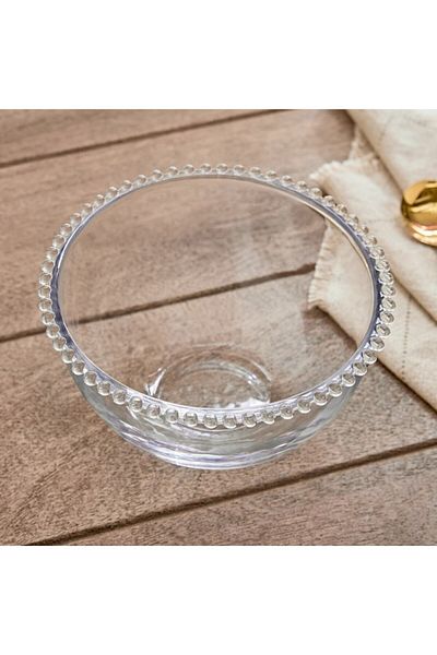 Home Box Merriam Beaded Deep Serving Bowl 22 cm