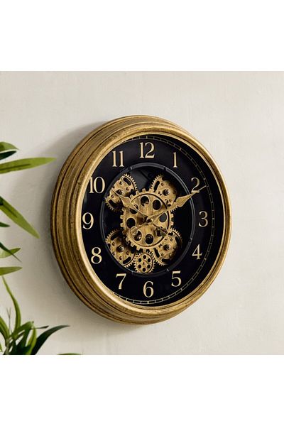 Home Box Mido Real Moving Gear Clock 39 cm