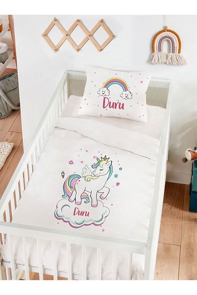 Homamia Unicorn Patterned Baby Bedding Set