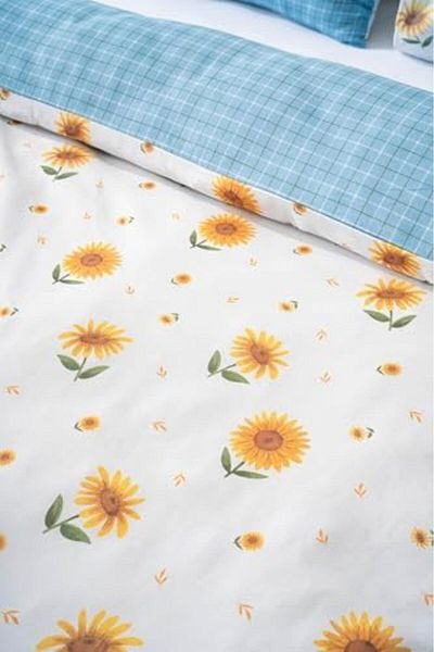 STOREMAX Ezg Sunflower Double Cotton Duvet Cover Set Ezsnshop 1065757