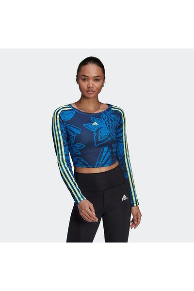 adidas Bluza ADIDAS pentru femei FARM CROP LS - HI5216