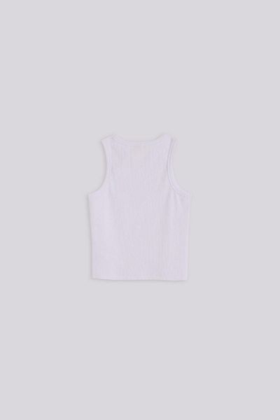 Tyess Basic BG Store Girl's White Tank Top
