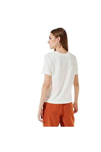 Vans Tricou Textured Waves Ss Boxy Tee Crem