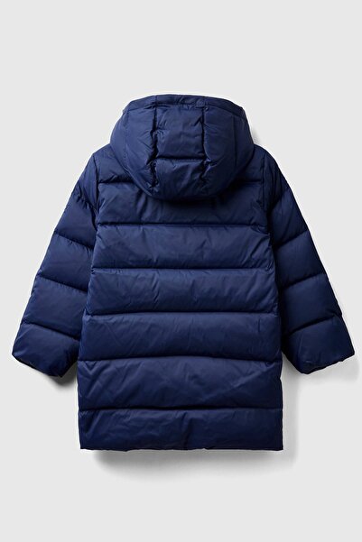 United Colors of Benetton Чоловічий темно-синій пальто (Код моделі: 2Wu0Cn017)