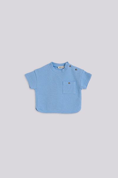 GB Baby Basic Bg Store Baby Boy Blue Shorts and Tshirt Set