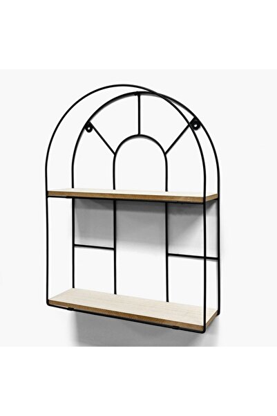 Home Box Sera Arch 2-Tier Wall Shelf 35x10x45 cm