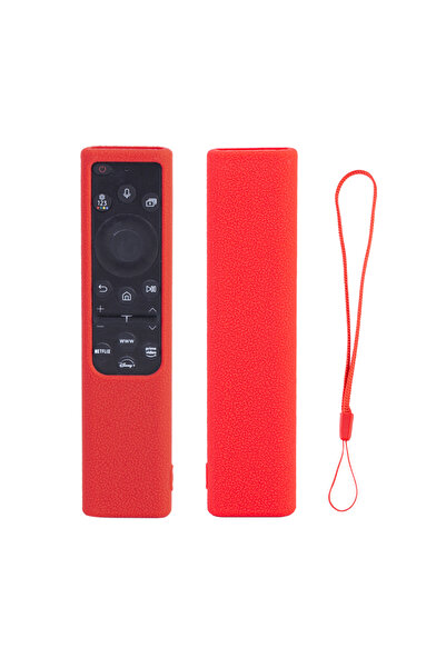 Choice 16.5X4.0X1.55CM red Silicone Protective Case For 2022 Samsung Solar Remote Control BN59 BN68 Smart T