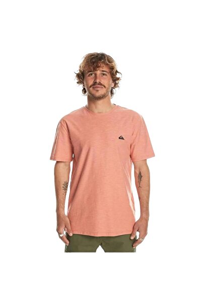 Quiksilver Slub Roundneck Erkek Turuncu T-shirt