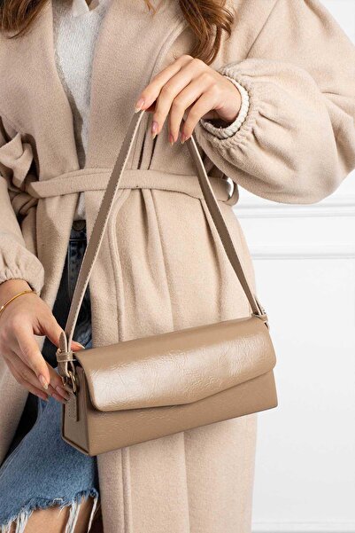 Çanta Trend *** Mink Women's Baguette Evening Dress Bag