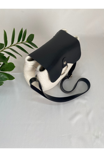 Fashion'Ss BuMu Bag &Tress İp Kadın Omuz Çantası,Handmade , Günlük Basic,  Jüt İp Çanta, Hediyelik, Hasır Çanta