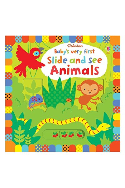 Usborne BABY S VERY FIRST SLIDE AND SEE ANIMALS