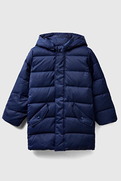 United Colors of Benetton Чоловічий темно-синій пальто (Код моделі: 2Wu0Cn017)