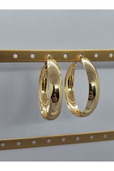 Igen Aksesuar Brass Plated Colorfast Earrings