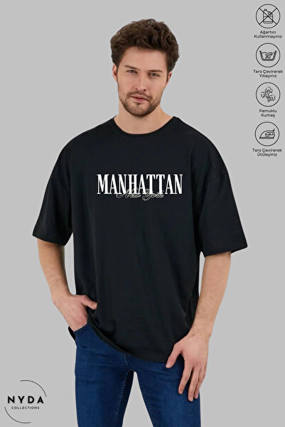 Nyda Collections Unisex majica kratkih rukava sa okruglim izrezom, Newyork Ma...