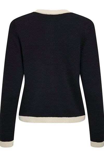 ONLY Women / Girls Black Cardigan (Model Code: 15341510)