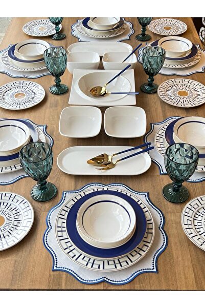 ROSSEV Yemek Takımı Lalabirinto 48 Parça 6 Kişilik