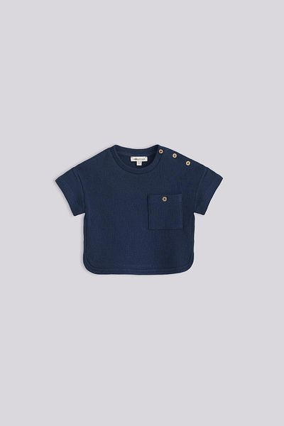 GB Baby Basic Baby Boy Navy Blue Shorts and Tshirt Set