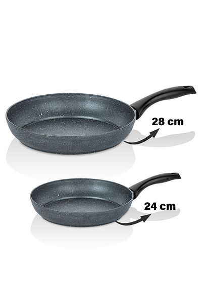 Taç Mastercook 2 Piece Pan Set Space Gray