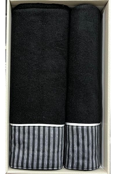 Özdilek Özdilek Noir Masculine 2-Piece Towel Set