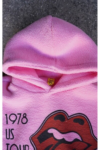 Overdrive Το φούτερ Rolling Stone Pink Fleece