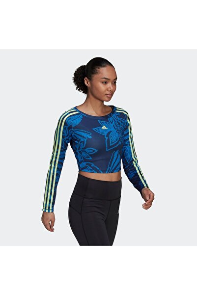 adidas Bluza ADIDAS pentru femei FARM CROP LS - HI5216
