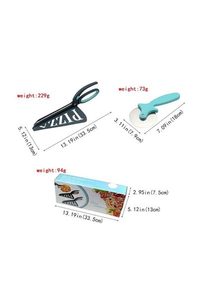 Generic Pizza scissors with roll cutter