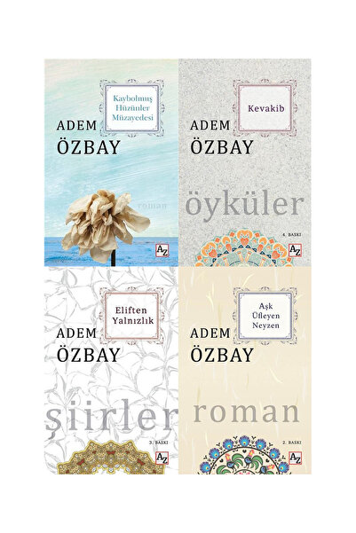Az Kitap Adem Özbay Kitapları Seti - 4 Kitap
