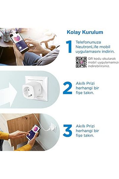 STOREMAX Rom Smart Wi-Fi Supported 16A Single Socket with Current Protection Control Via App Ntl-Sw01