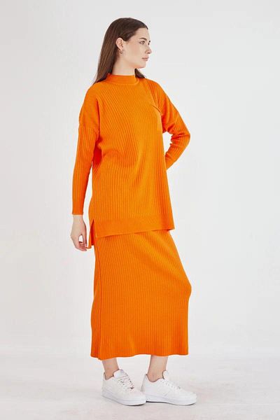 NİSUM MODA Pocket Detail Selvim Kit Skirt Suit