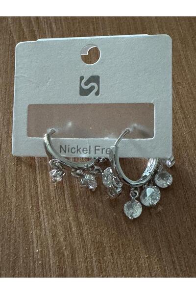 misstakıjewerly ÇELİK GÜMÜŞ RENK SHAKİRA HALKA KÜPE