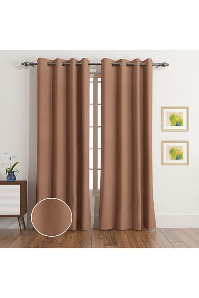 Home Box Uni 4-Piece Blackout Curtain Set 140x300 cm