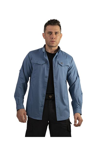 Wolftrap Tactical Άνκα Υπέροχα Ελαφρύ Μπλε Τακτικό Πουκάμισο