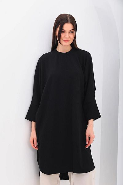NİSUM MODA Bat Love Ribbed Tunic