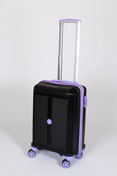 Travel POLO 3'lü Valiz Seti Kırılmaz Siyah Lila 1018