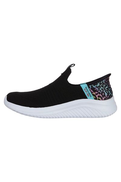SKECHERS SKECHERS children's sports shoes ULTRA FLEX 3.0 - COLORY WILD - SLIP-INS - 303801LBKMT