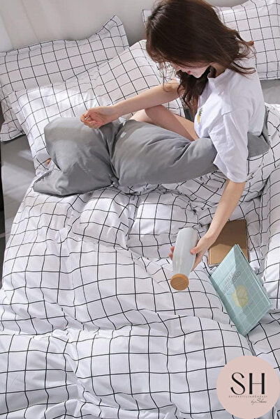 Sheri Home Basic  Kolay Ütülenir Çift Kişilik 4 Yastıklı Nevresim Seti 200 X ...