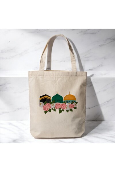 riyaz 3 Mescit - Special Design Cloth Bag, Shoulder and Hand Bag, 35X40Cm